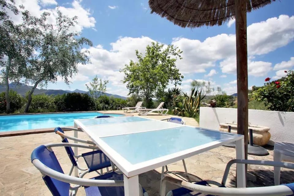 Natural landscape, Mountain view, Swimming pool