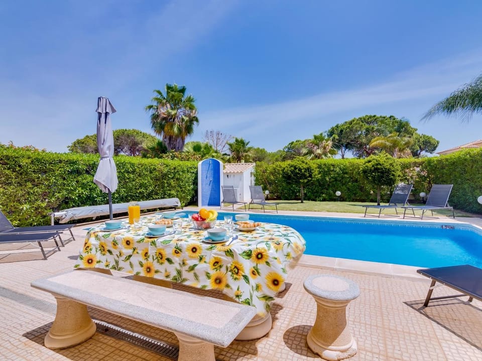 Patio, Pool view, Swimming pool, sunbed