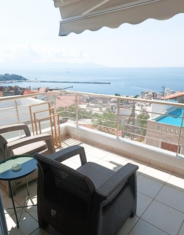 Day, View (from property/room), Balcony/Terrace, Sea view