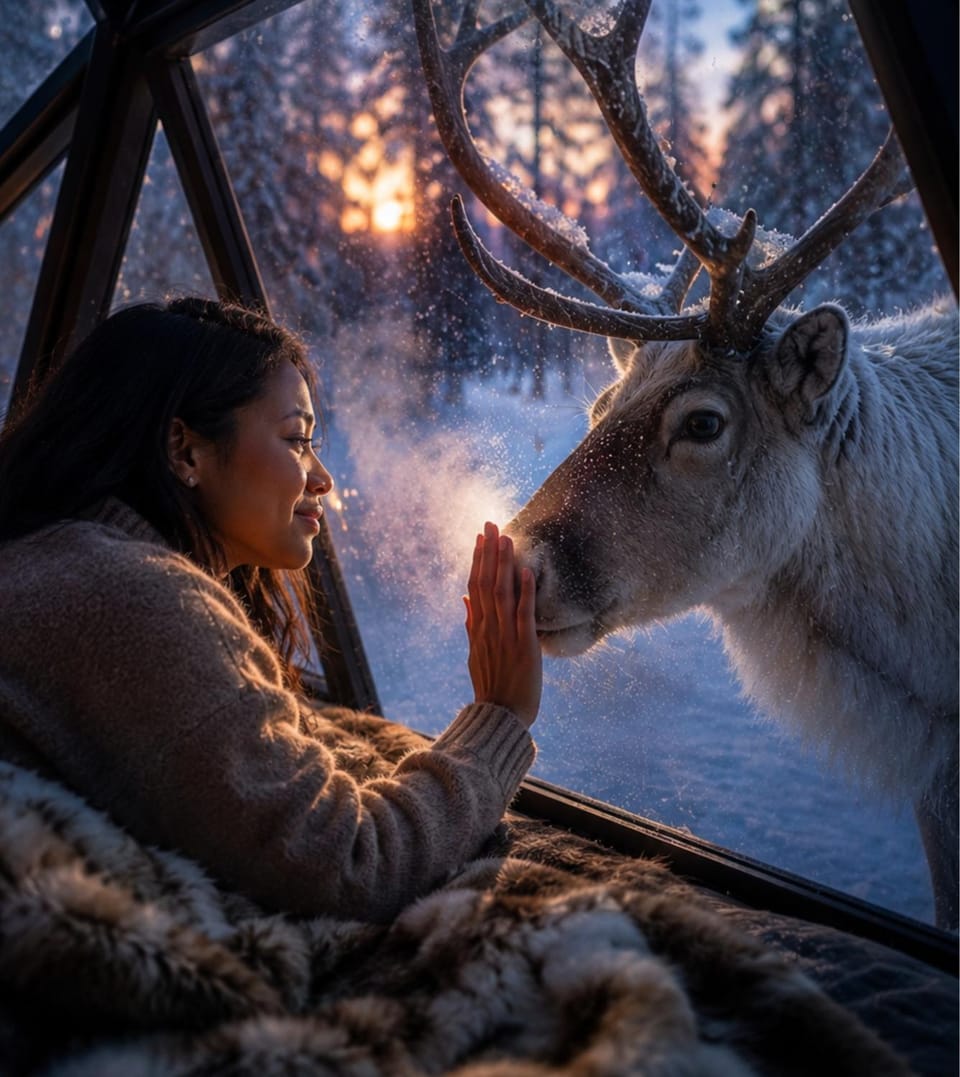 People, Natural landscape, Winter, Animals