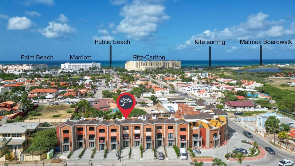 Property building, Neighbourhood, Bird's eye view, Location