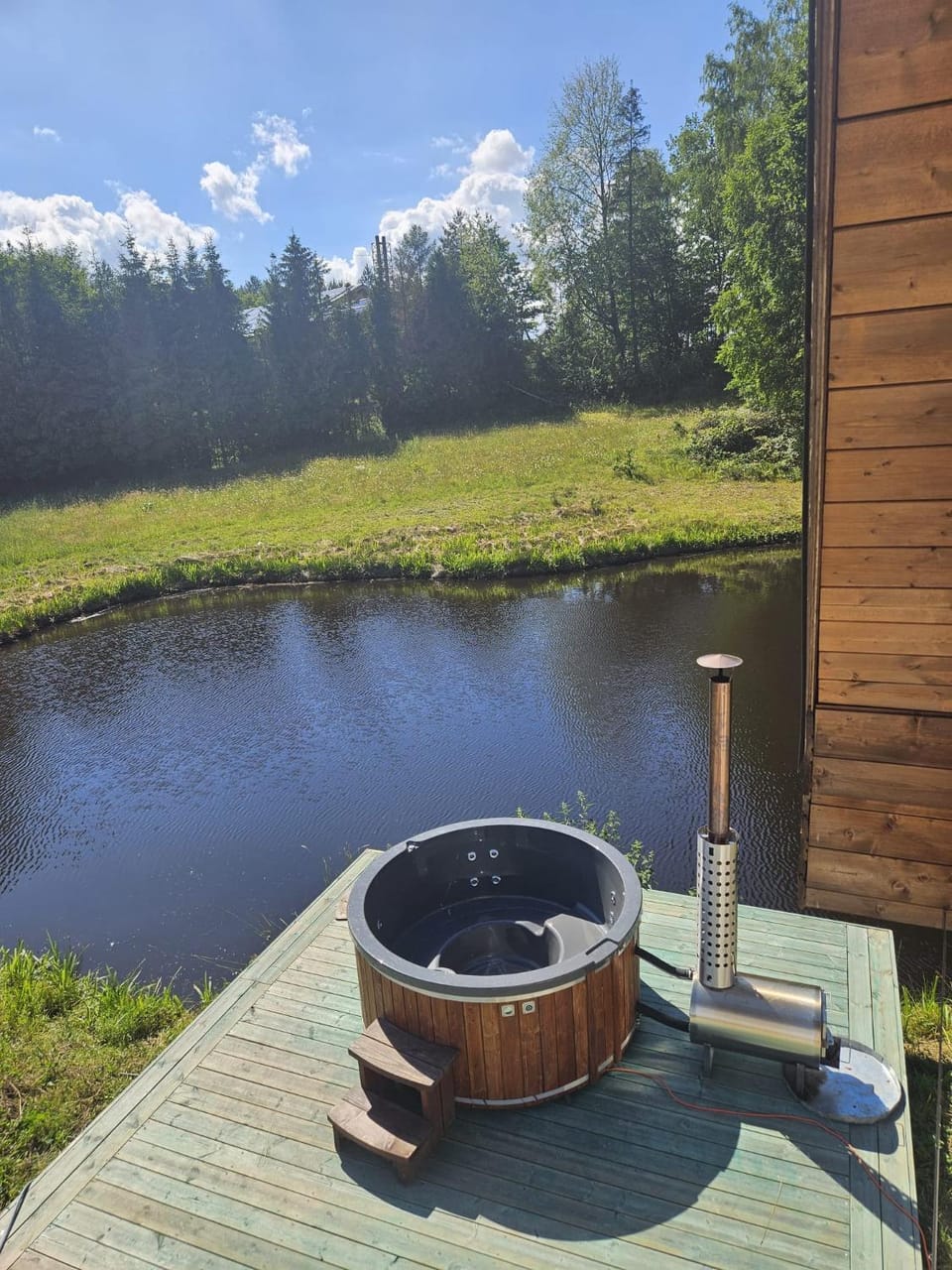 Hot Tub, Balcony/Terrace, Lake view