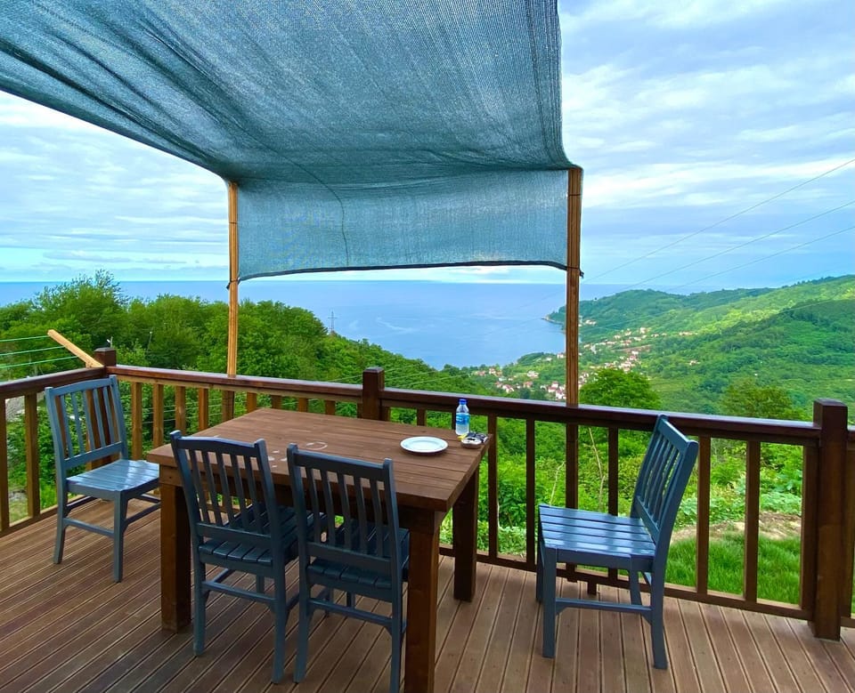 Patio, Day, Natural landscape, View (from property/room), Balcony/Terrace, Dining area, Mountain view, Sea view