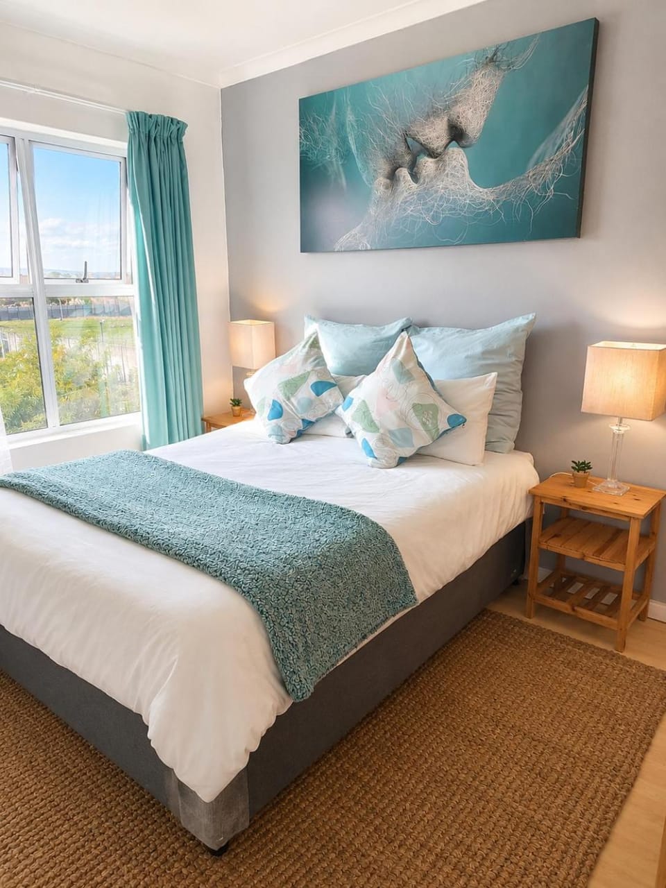 Family-Friendly 2BR Near Airport Sleeps Groups Wifi Free Parking Apartment in Cape Town