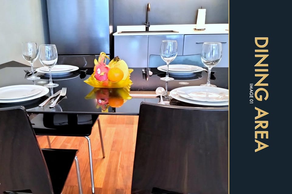 Dining area, air conditioner