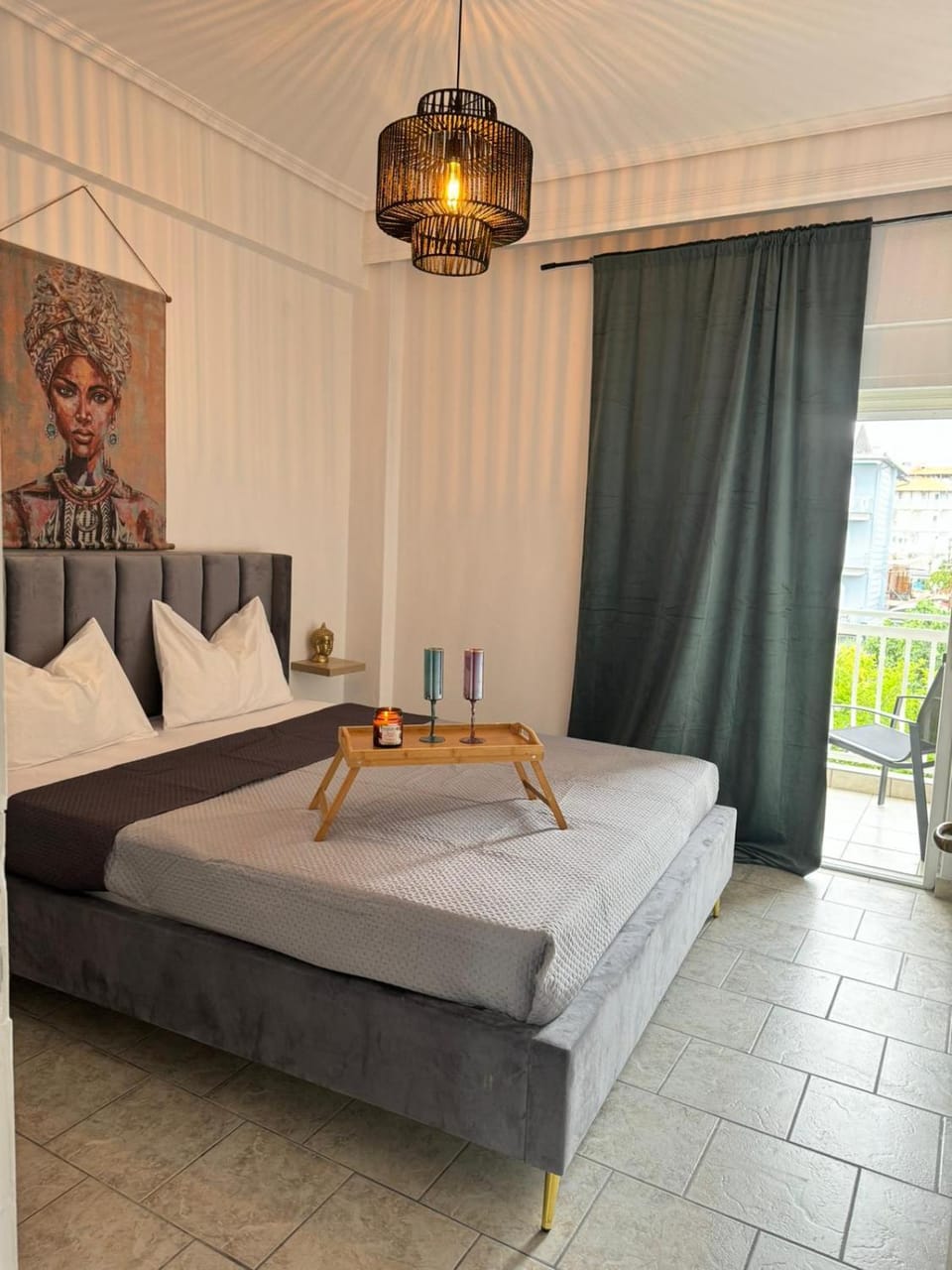Bed, Balcony/Terrace, Photo of the whole room, Bedroom