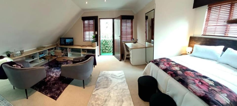 Bed, TV and multimedia, Living room, Photo of the whole room