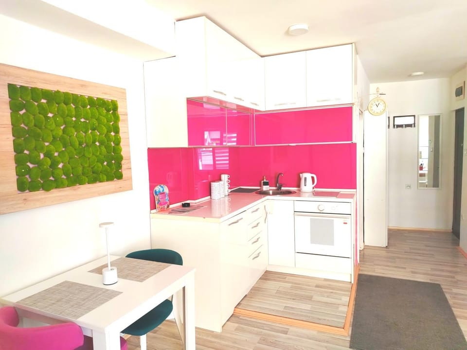 Kitchen or kitchenette, Dining area, oven