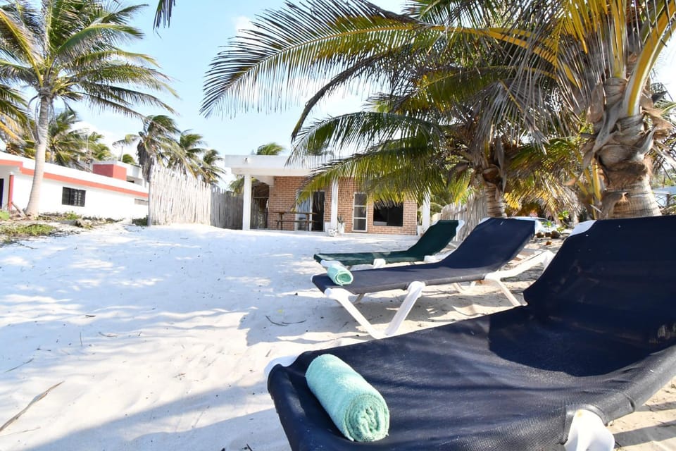 Beach, sunbed