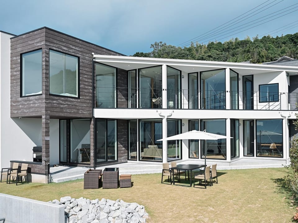Property building, Garden, Sea view