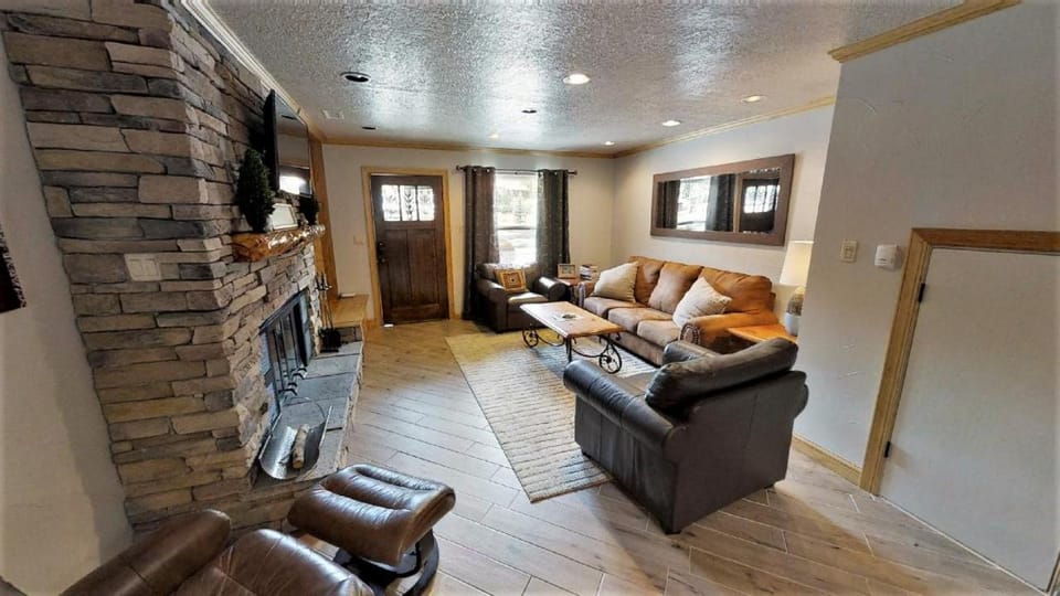 Day, Living room, fireplace, furniture
