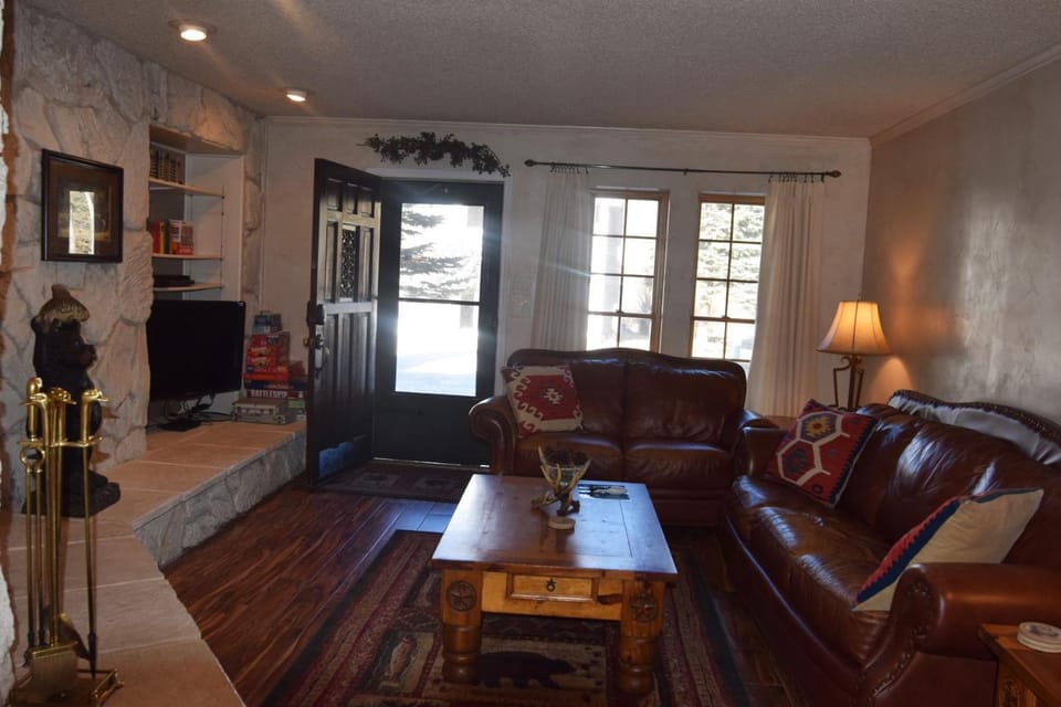 Day, TV and multimedia, Living room, Seating area, fireplace