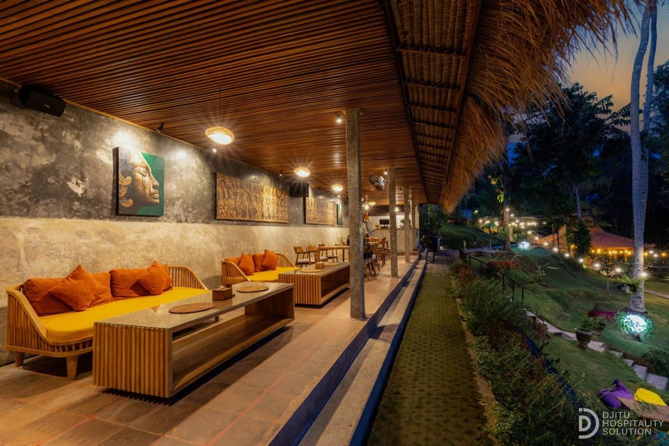 Restaurant/places to eat, Garden, Seating area, Garden view