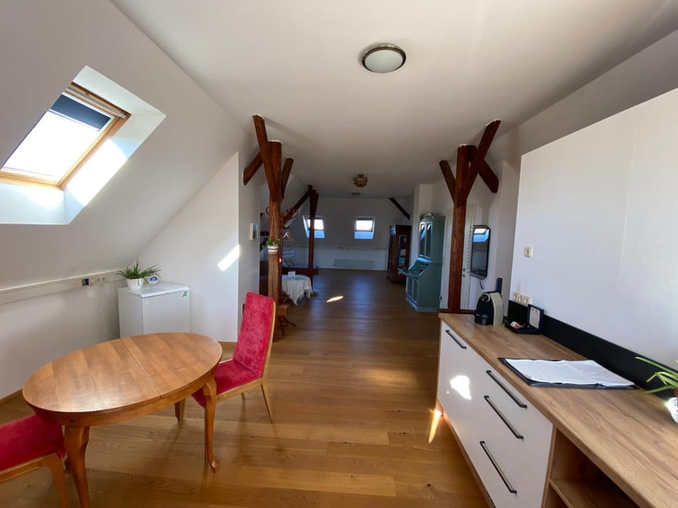 Kitchen or kitchenette, Living room, Dining area, minibar