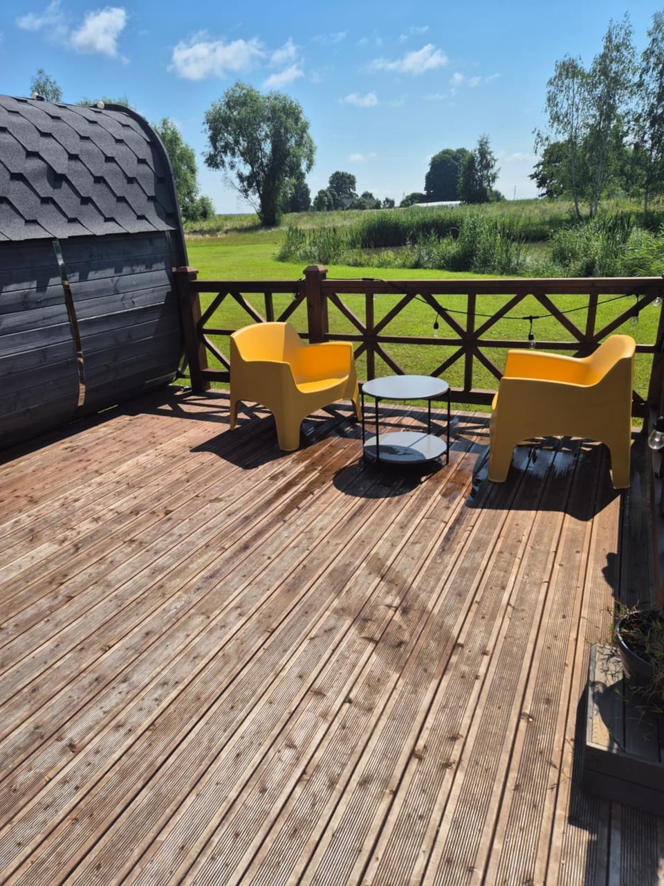 Ēdelveisi Lauku sala Luxury tent in Latvia