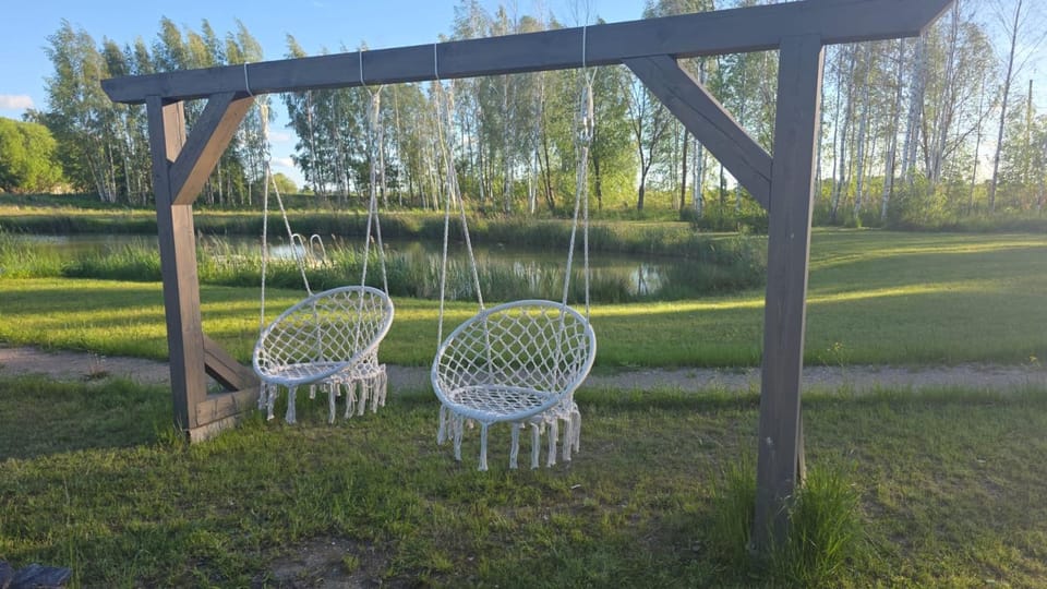Ēdelveisi Lauku sala Luxury tent in Latvia