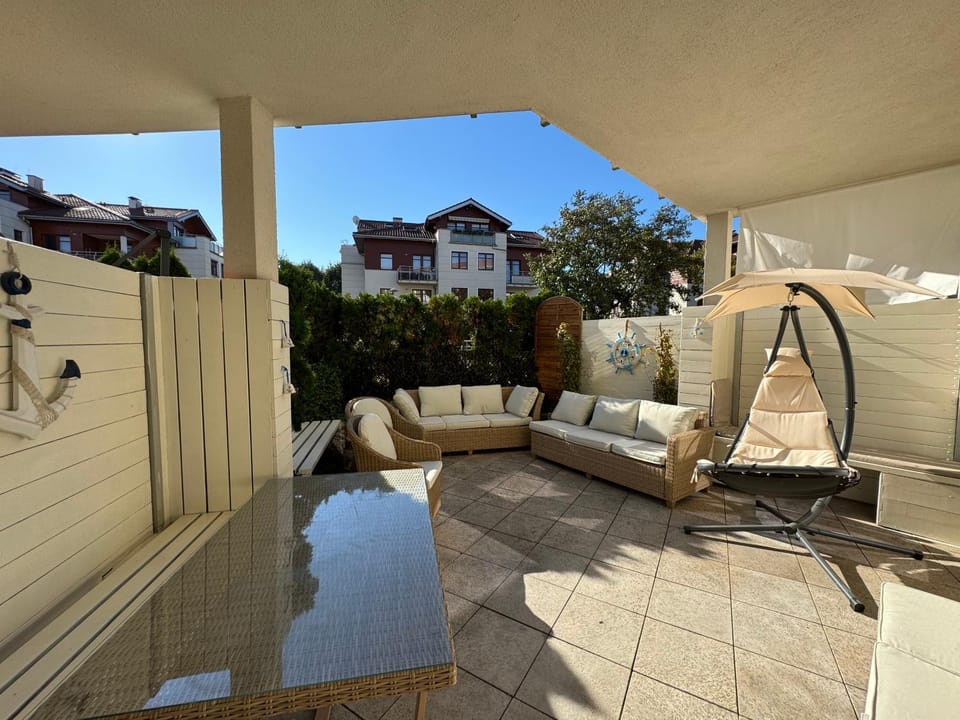 Property building, Day, View (from property/room), Balcony/Terrace, Seating area