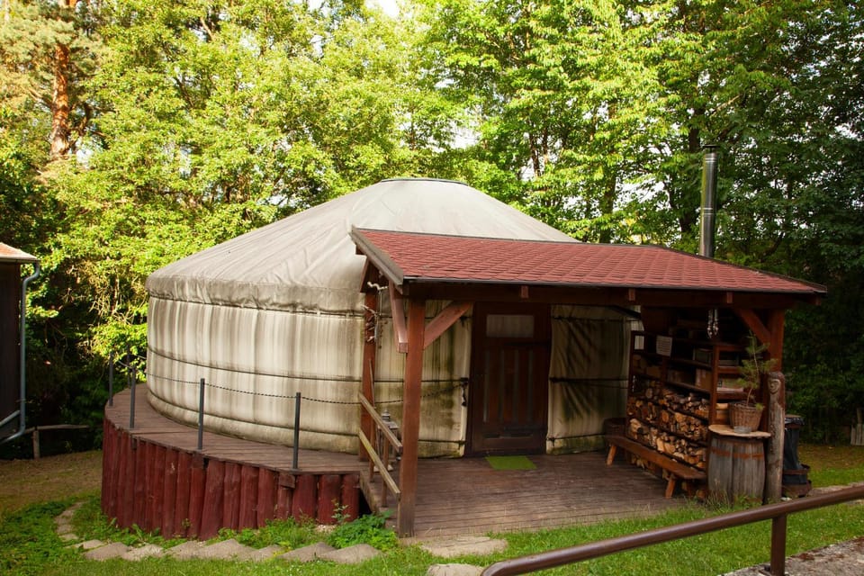 Jurta Les Park Luxury tent in South Moravian Region