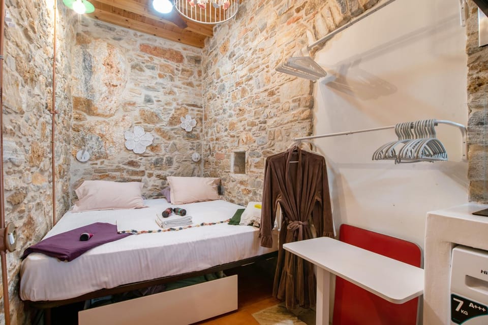 Property building, Living room, Bedroom