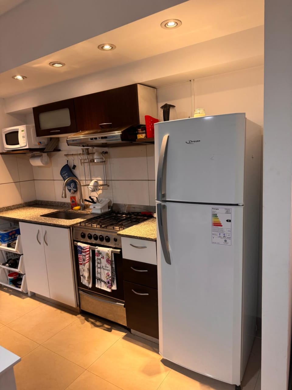 Kitchen or kitchenette, oven, stove