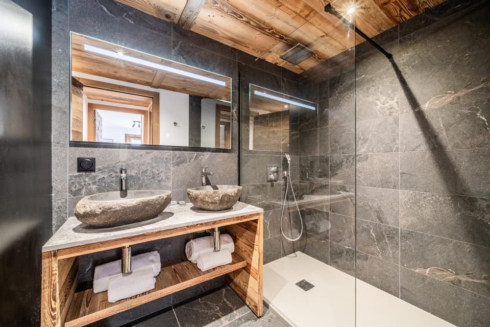 Shower, Bathroom, towels