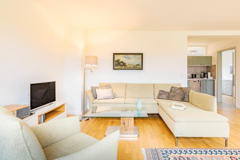 TV and multimedia, Kitchen or kitchenette, Living room, Seating area