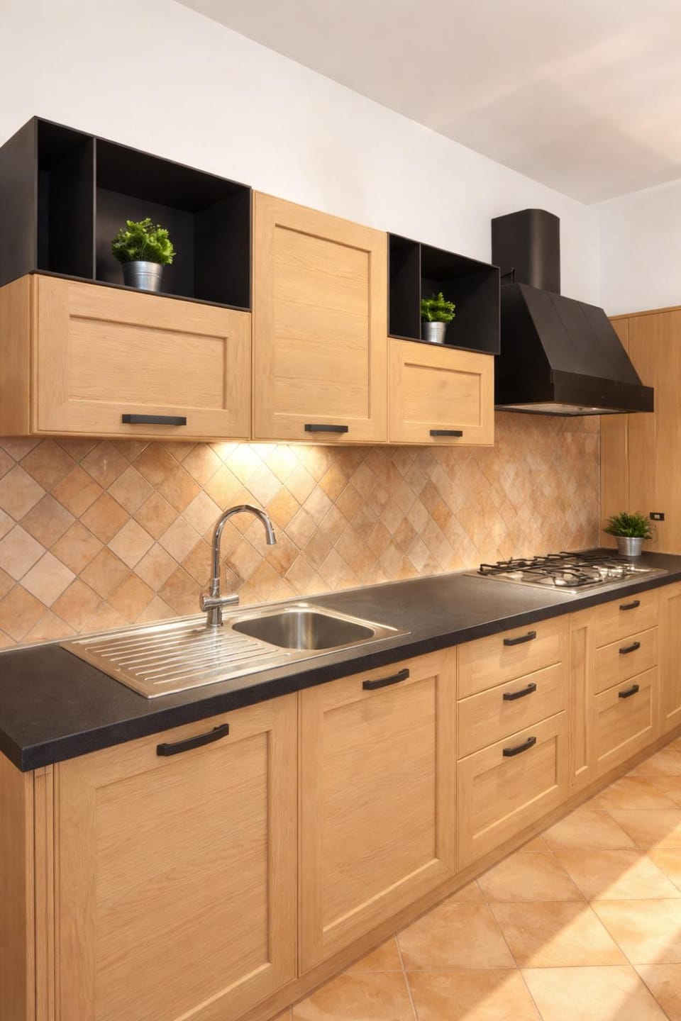 Kitchen or kitchenette, kitchen