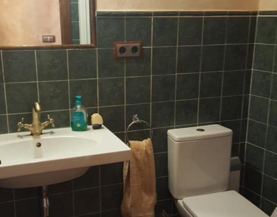 Bathroom, Living room