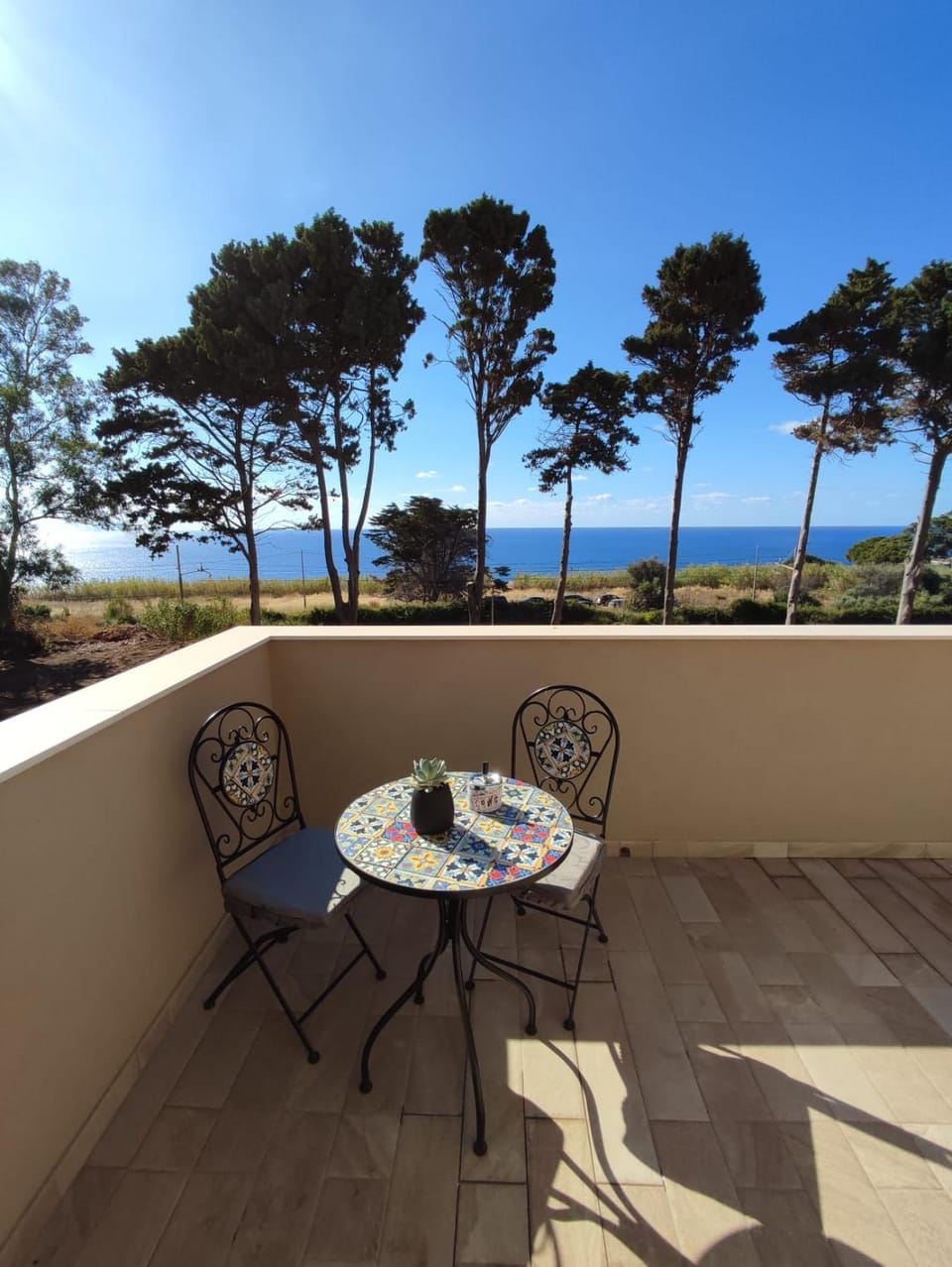 View (from property/room), Balcony/Terrace, Sea view