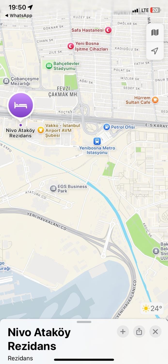 İstanbul Ataköy Residance Bakırköy Site İçi luxury daire Apartment in Istanbul