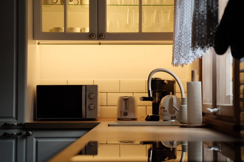 Kitchen or kitchenette, dishwasher, pet friendly, stove, toaster