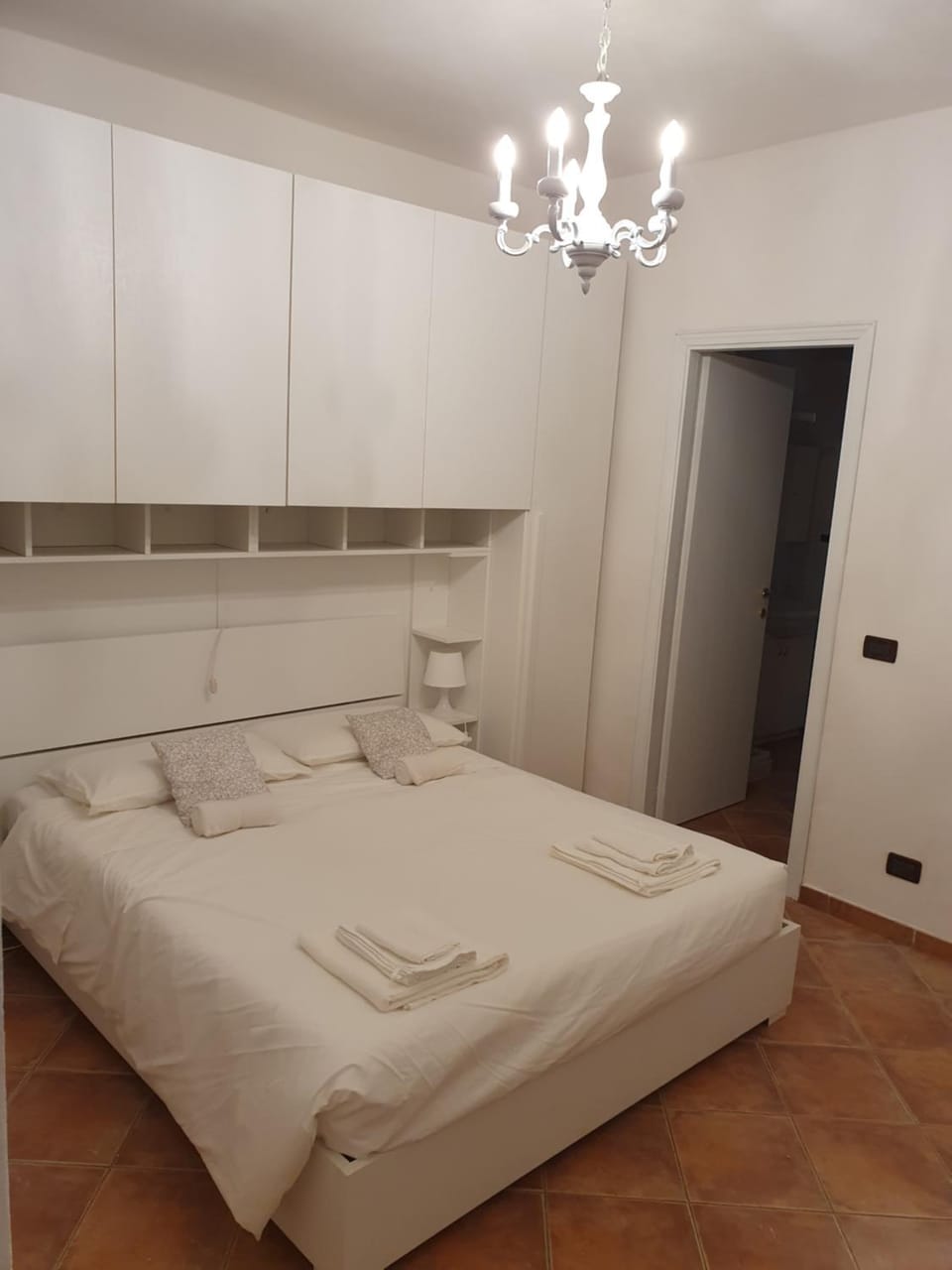 Bed, Photo of the whole room, Bedroom, towels, wardrobe