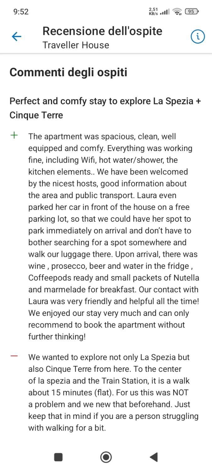 Traveller House Apartment in La Spezia