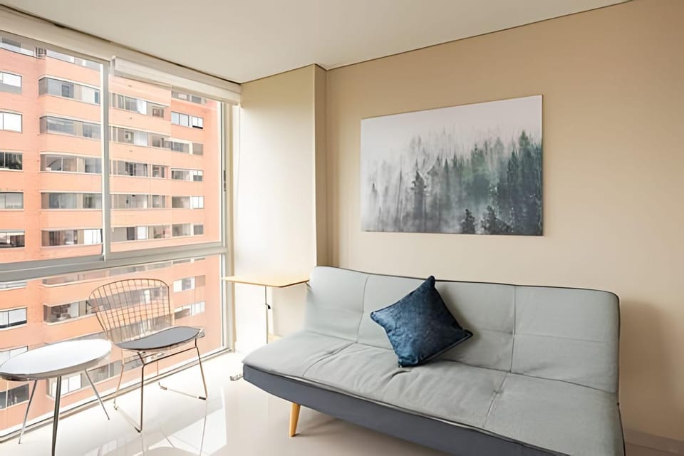 Bed, Mountain view