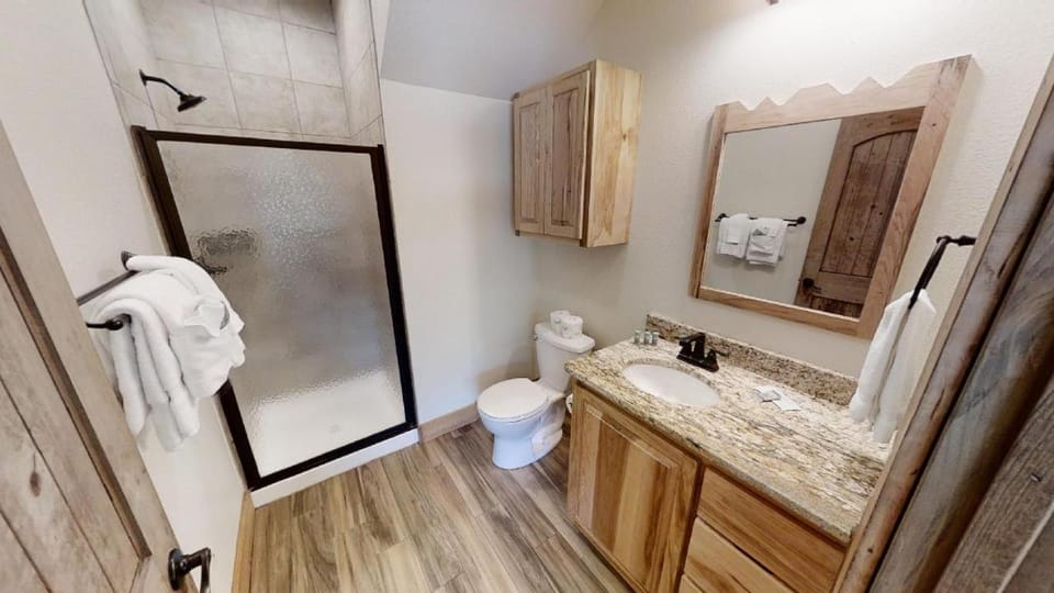 Shower, Toilet, Bathroom, towels
