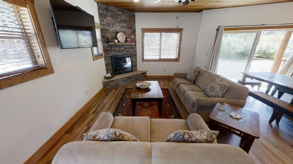Day, TV and multimedia, Balcony/Terrace, Living room, fireplace, furniture