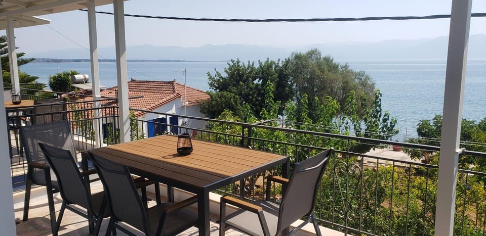 View (from property/room), Balcony/Terrace, Sea view