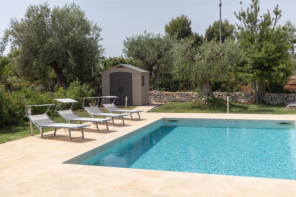 Property building, Living room, Swimming pool