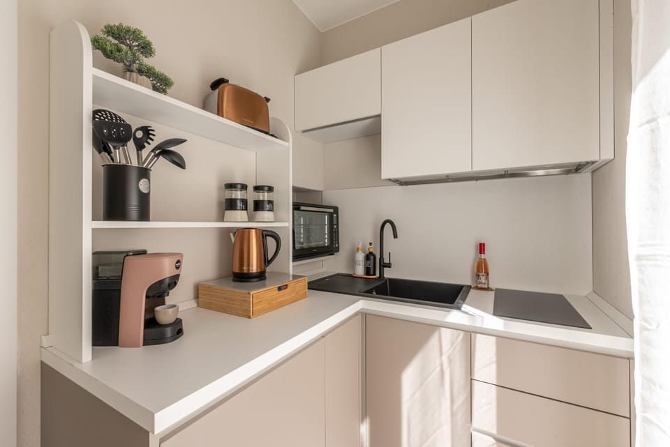Coffee/tea facilities, Kitchen or kitchenette, toaster