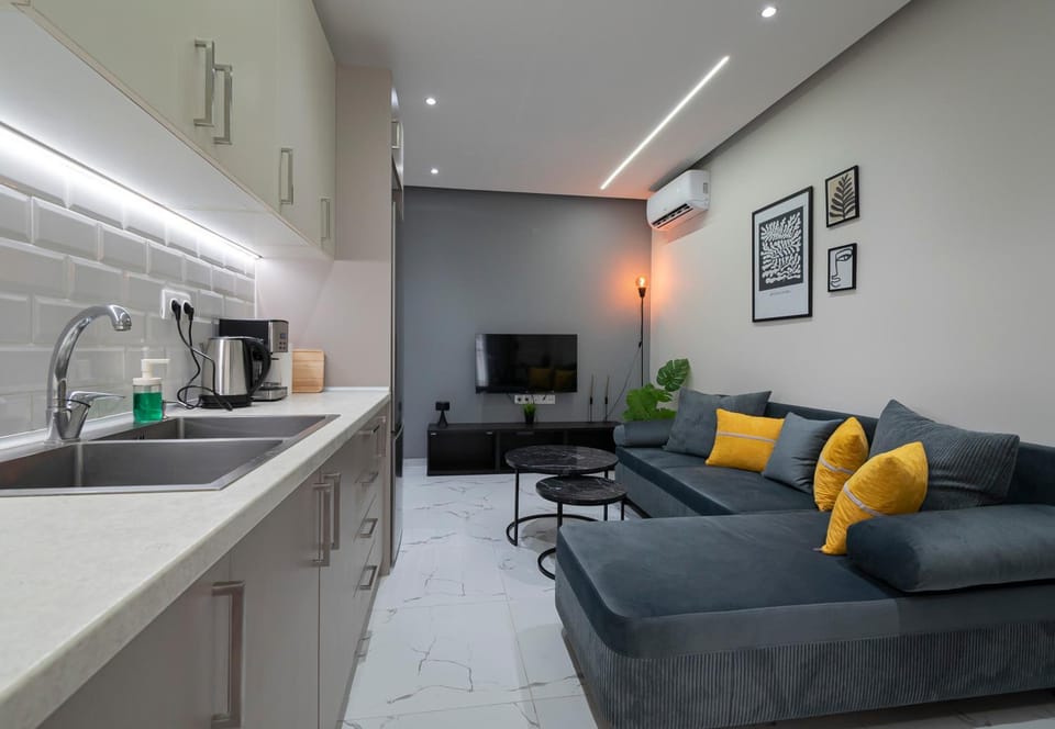 TV and multimedia, Living room, Seating area, kitchen, air conditioner