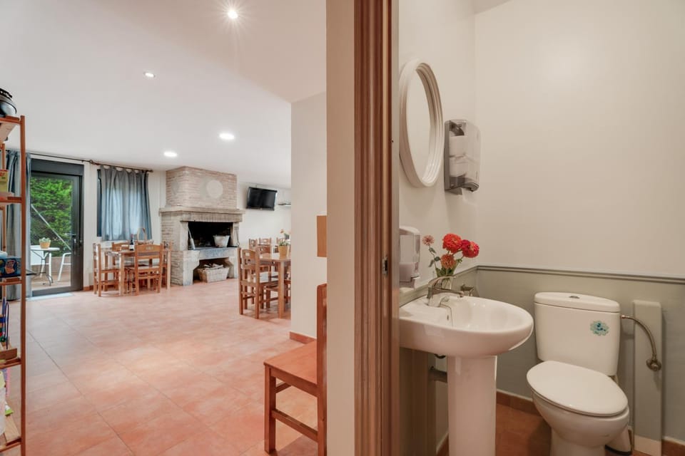 Bathroom, Living room