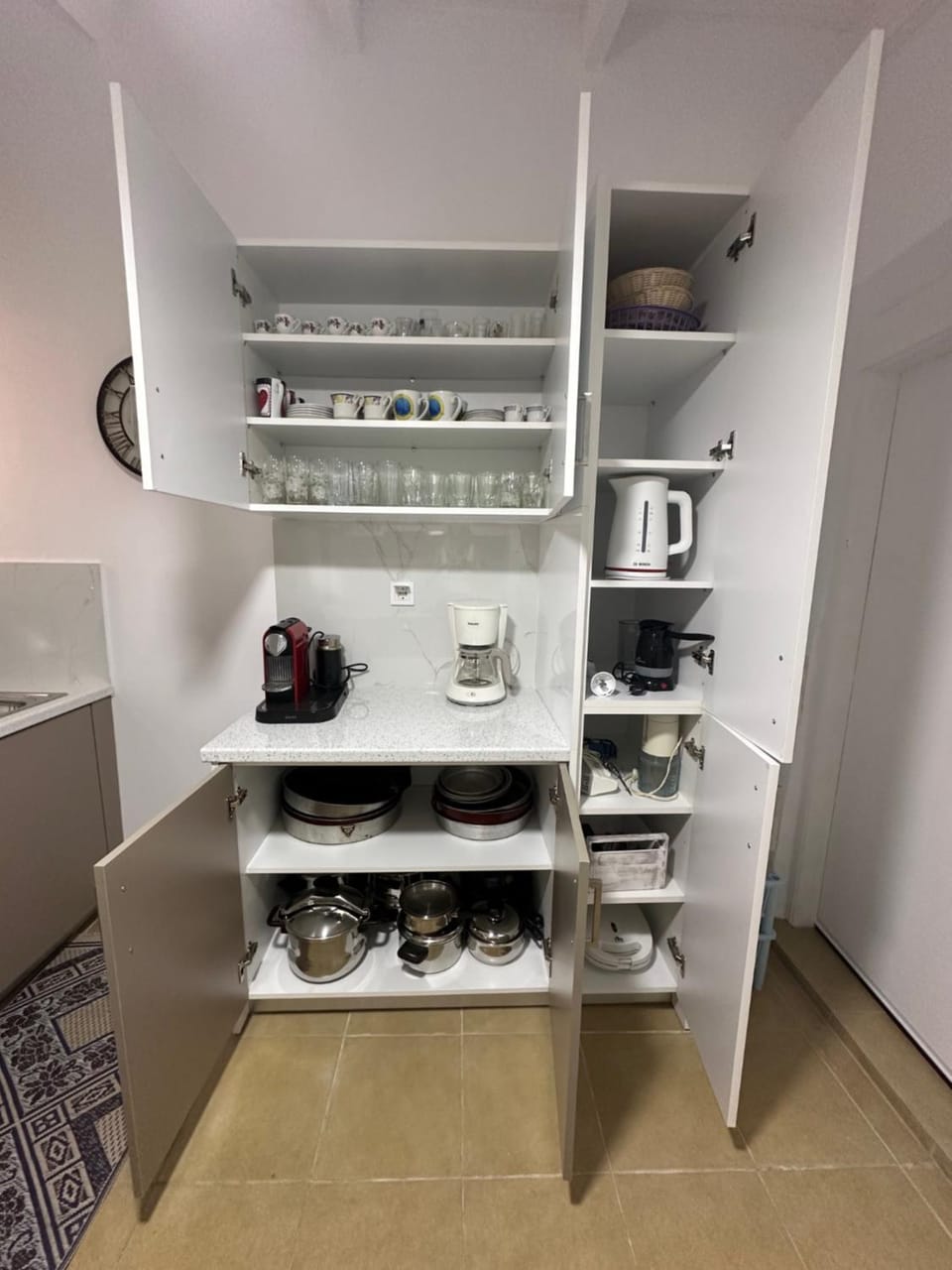 wardrobe, kitchen