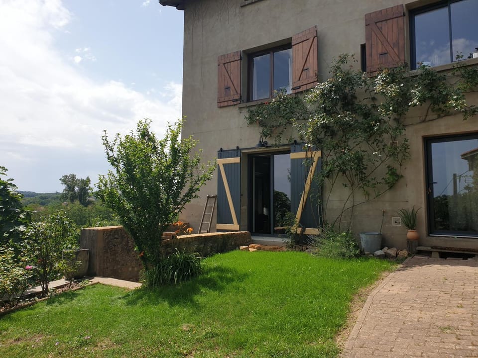 Property building, Garden, Garden view