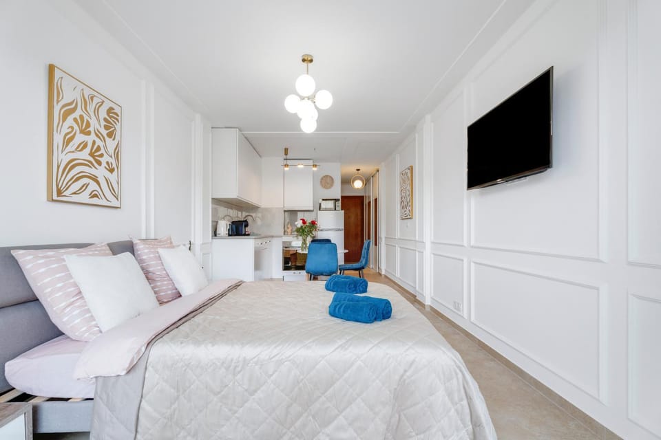 Bed, TV and multimedia, Photo of the whole room