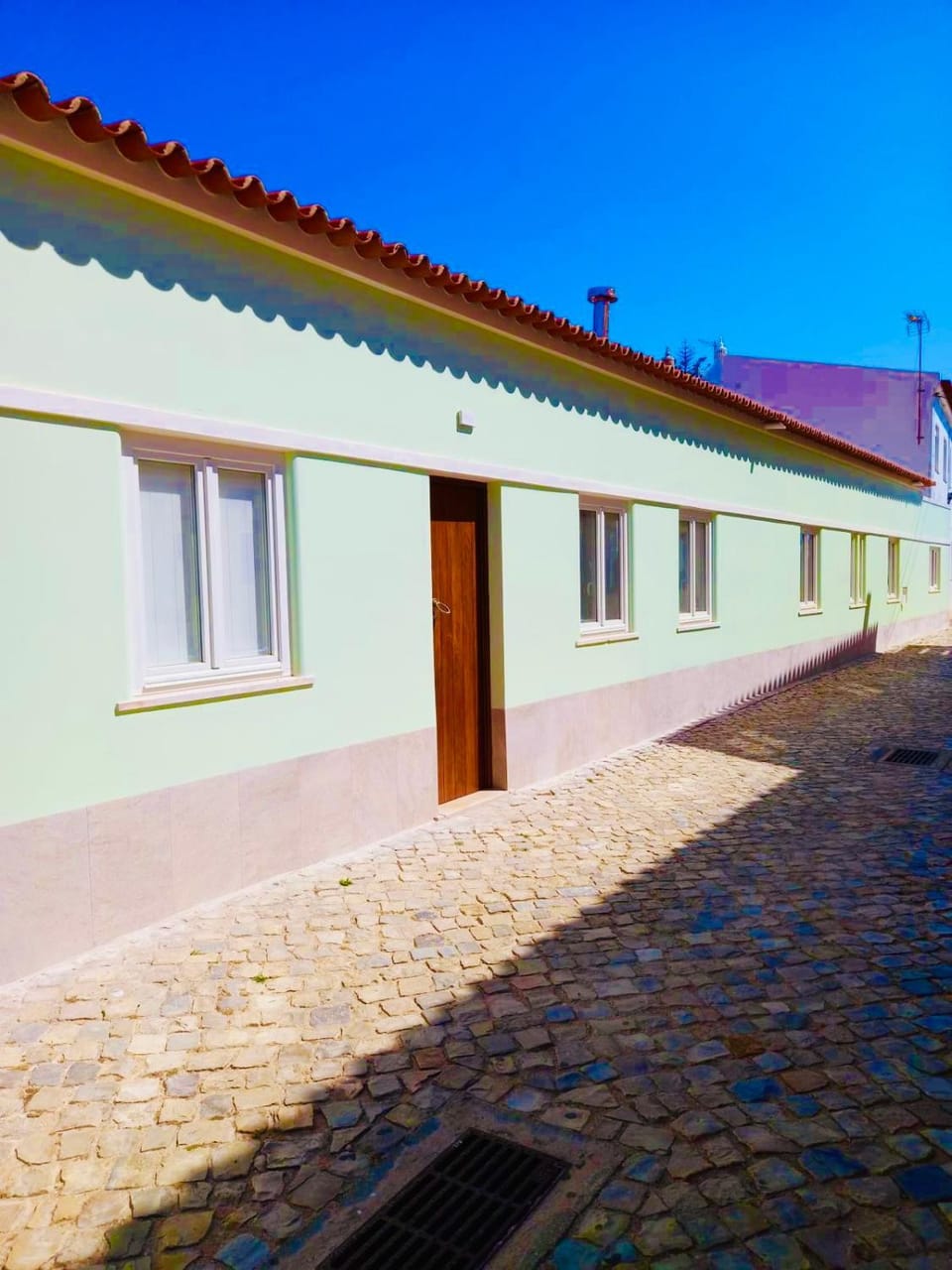 Facade/entrance, Quiet street view