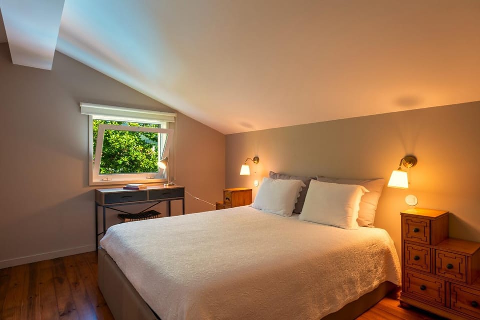 Property building, Living room, Bedroom