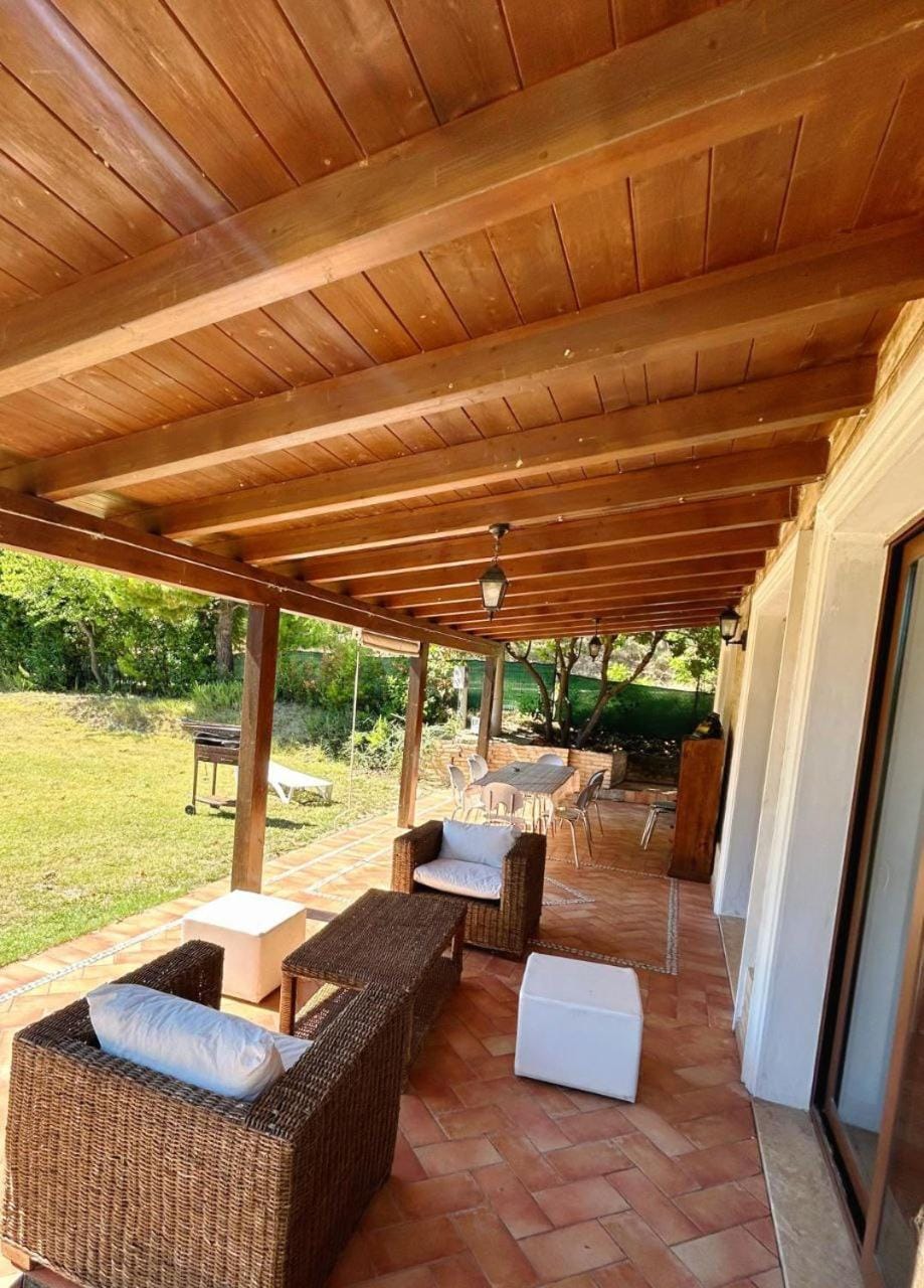 Property building, Patio, Garden, Seating area, Garden view