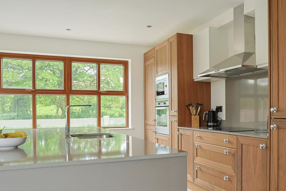 Kitchen or kitchenette, dishwasher, stove