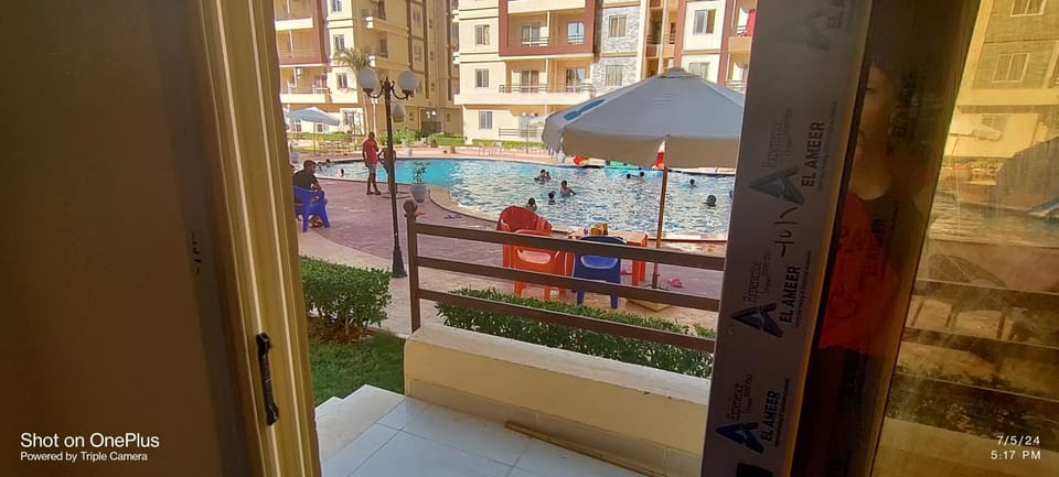 Balcony/Terrace, Pool view, Swimming pool, sunbed