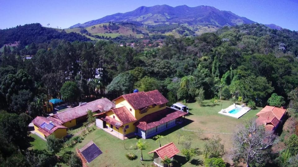 Natural landscape, Bird's eye view, Mountain view